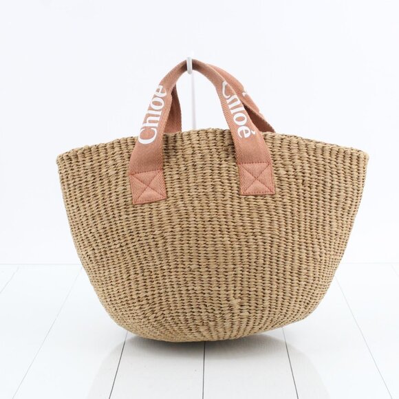 Chloe Handbags - Chloé x Mifuko Woven Straw Tote – Natural
